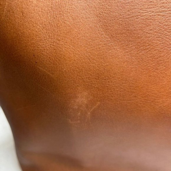 Madewell Womens $168 Medium Transport Tote English Saddle Brown F5788 Embossed 4 - Picture 5 of 16